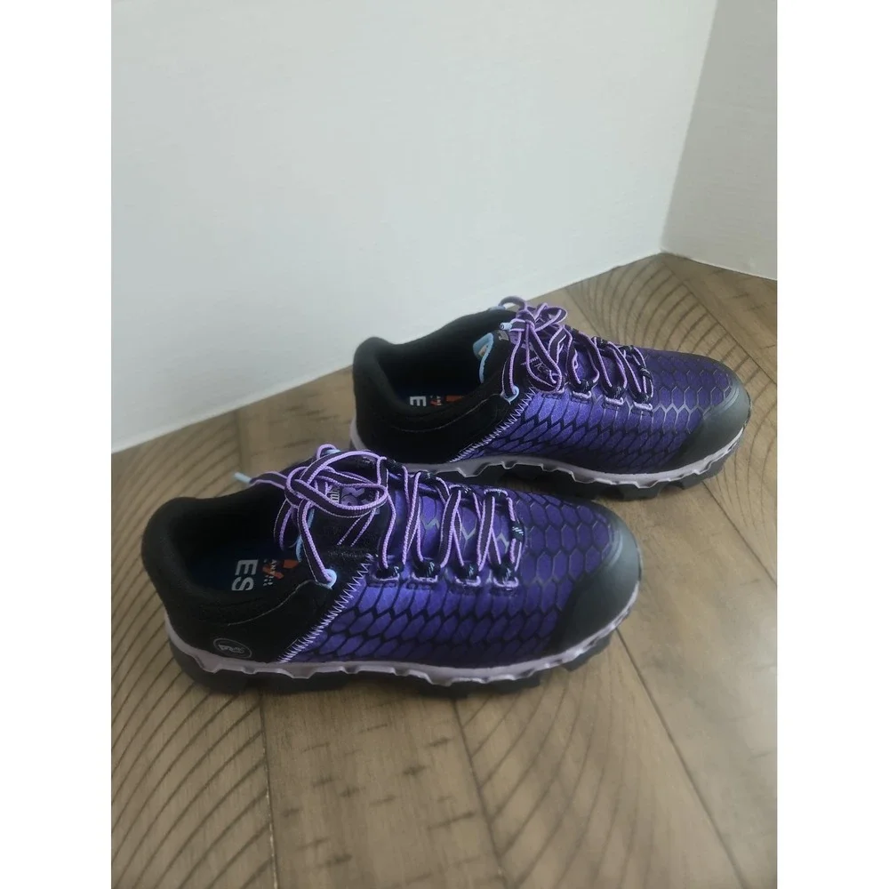 Timberland Pro Sneaker 7 Purple Powertrain Sport Alloy Toe Work Anti Fatigue SD+